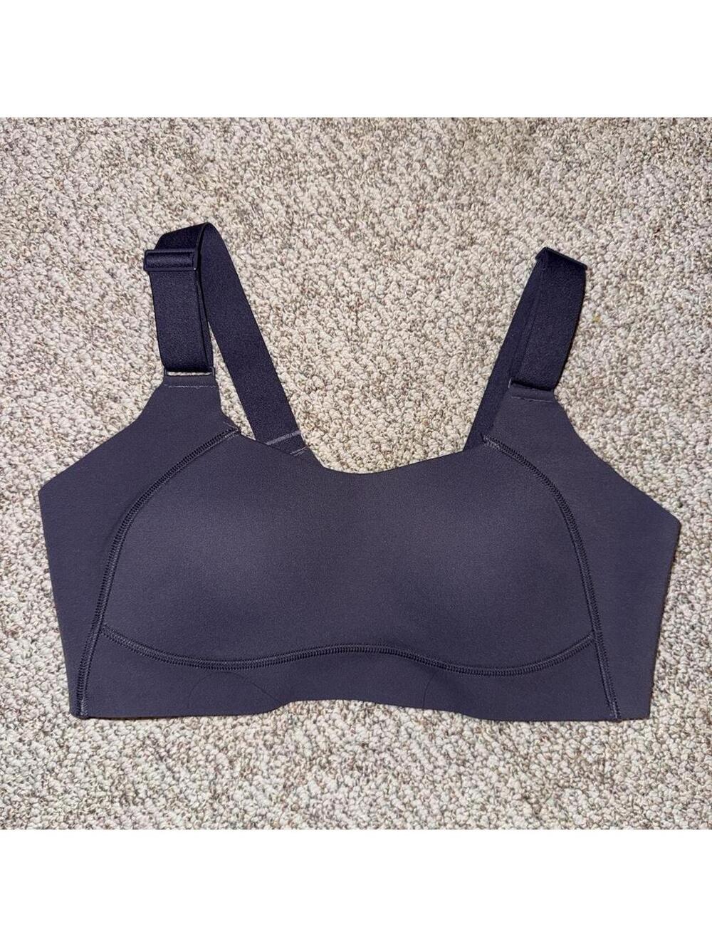 ThirdLove women’s Temp Sync Adjustable Sports Bra grey purple wireless Sz S